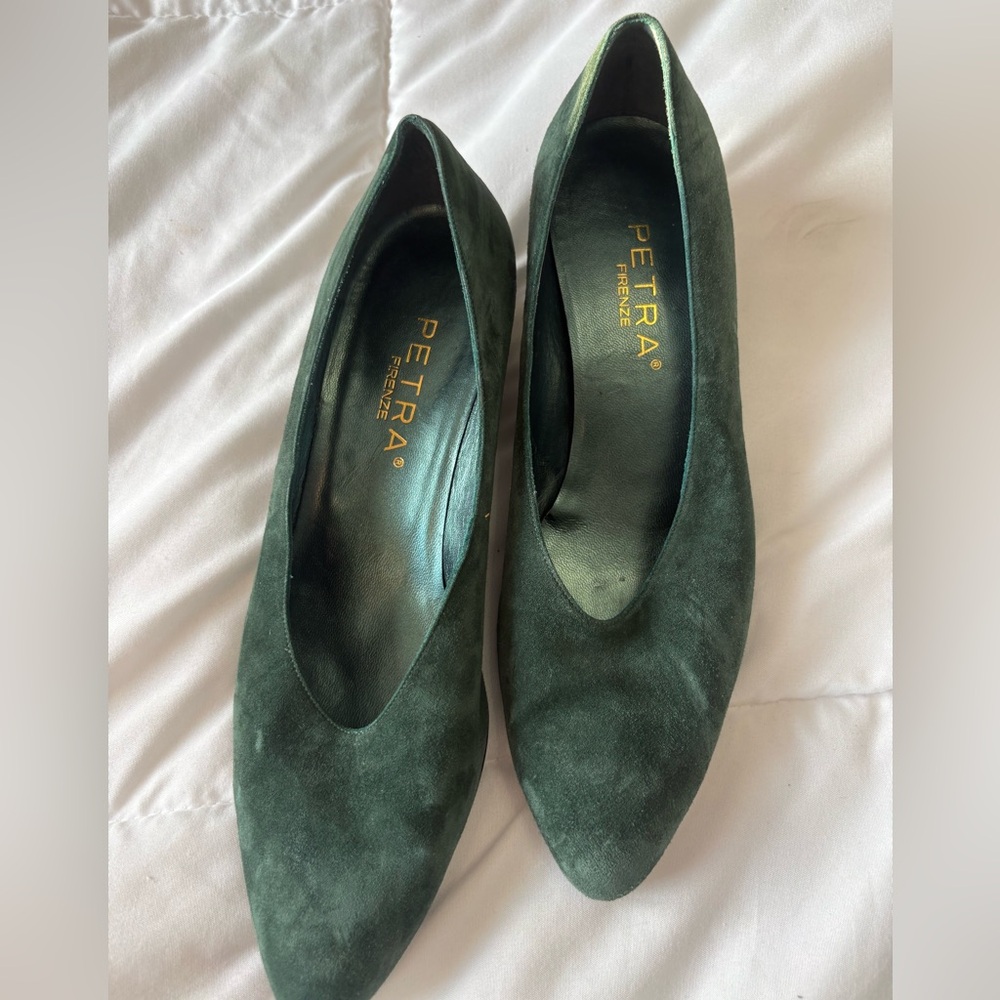 🔥 2 for $10🔥 Forest Green Heels
